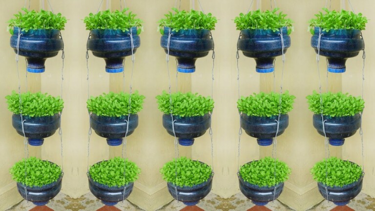 Amazing Idea | DIY Hanging Garden Growing Vegetables at Home | TEO Garden